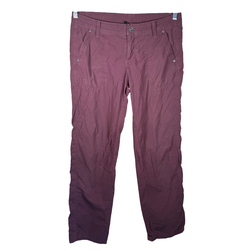 Kühl Hiking Pants Womens 10 Reg Plum Burgundy Outdoor Trail Gorpcore Utilitarian